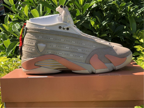 Original class CLOT X Air Jordan 14 LOW Item Number_ DC9857-200_ full code shipment 40--47.5-e8686502